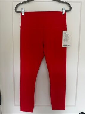 lululemon athletica Red wunder train High-Rise Leggings